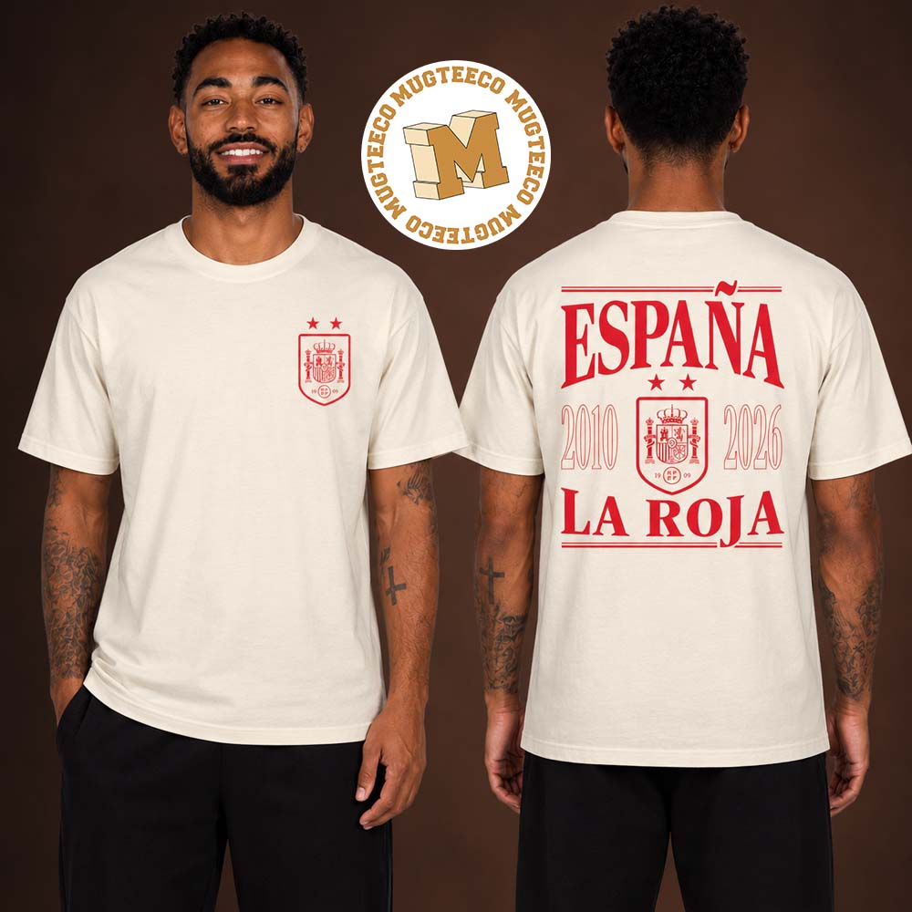 Spain National Team 1863FC 2026 Champions Legacy Unisex T Shirt Natural Spain National Team 1863FC 2026 Champions Legacy Unisex T Shirt Natural