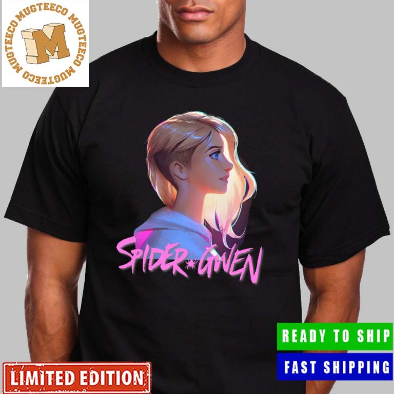 Spider-Gwen In Spider-Man Across The Spider-Verse Visual Look Unisex T-Shirt Spider-Gwen In Spider-Man Across The Spider-Verse Visual Look Unisex T-Shirt