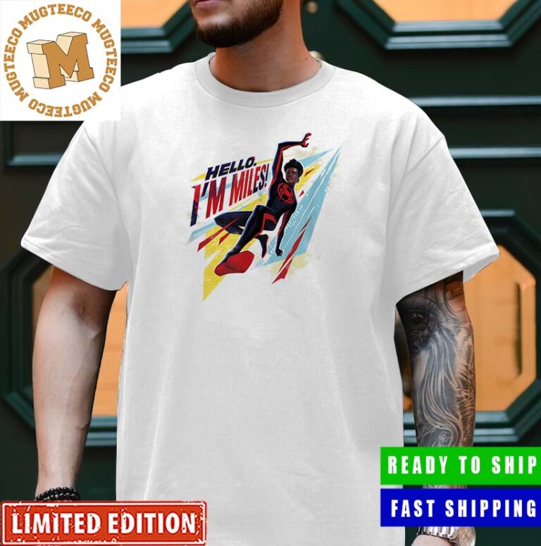 Spider-Man Across The Spider-Verse Mile Morales Hello I’m Miles Merchandise Main Character Classic T-Shirt Spider-Man Across The Spider-Verse Mile Morales Hello I’m Miles Merchandise Main Character Classic T-Shirt
