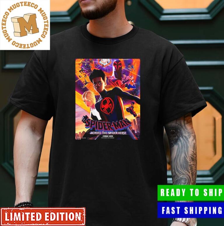 Spider-Man Across The Spider-Verse Official International Poster Unisex T-Shirt Spider-Man Across The Spider-Verse Official International Poster Unisex T-Shirt