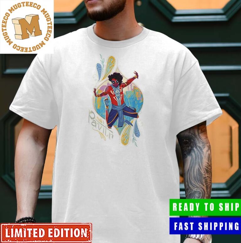 Spider-Man Across The Spider-Verse Pavitr Prabhakar Fantasy Art Merchandise Vintage T-Shirt Spider-Man Across The Spider-Verse Pavitr Prabhakar Fantasy Art Merchandise Vintage T-Shirt