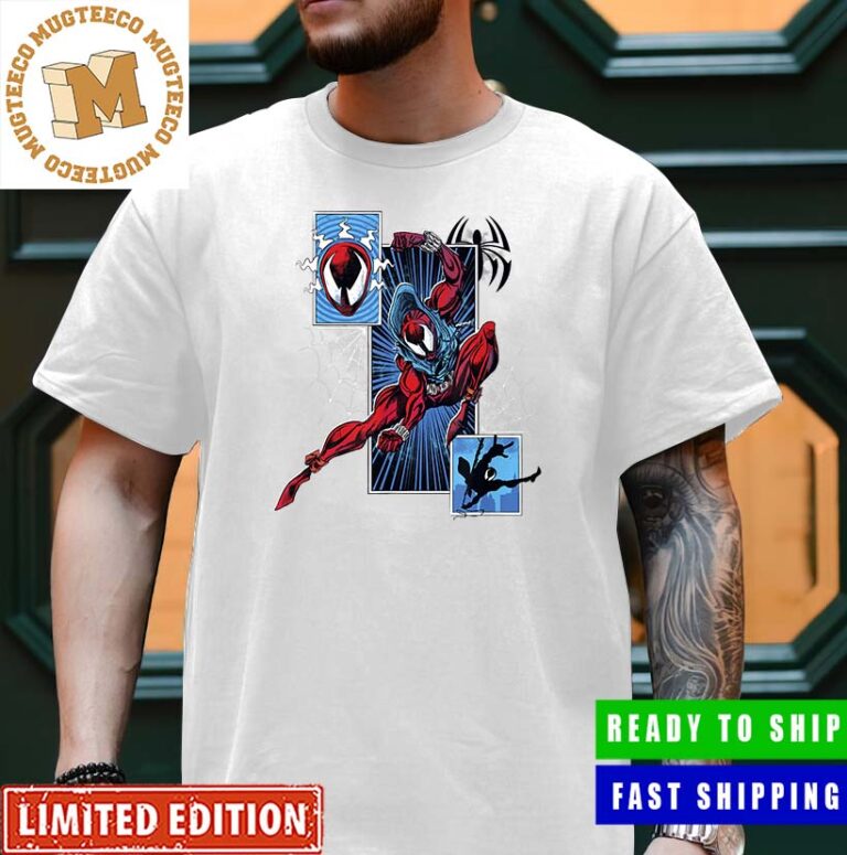 Spider-Man Across The Spider-Verse Scarlet Spider Promotional Art Merchandise Classic T-Shirt Spider-Man Across The Spider-Verse Scarlet Spider Promotional Art Merchandise Classic T-Shirt
