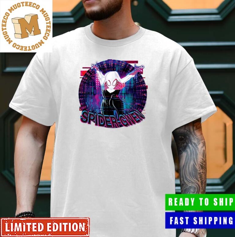 Spider-Man Across The Spider-Verse Spider-Gwen Promotional Art Merchandise Unisex Vintage T-Shirt Spider-Man Across The Spider-Verse Spider-Gwen Promotional Art Merchandise Unisex Vintage T-Shirt