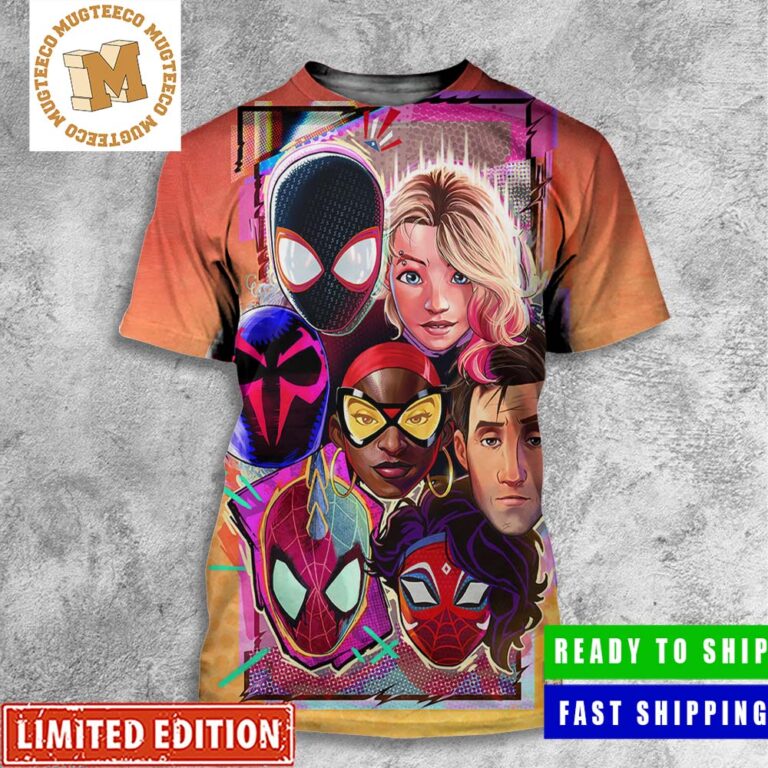 Spider Man Across The Spider Verse Super Heroes Mimic Styles Cornerbox All Over Print Shirt Spider Man Across The Spider Verse Super Heroes Mimic Styles Cornerbox All Over Print Shirt