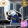 St Louis Blues NHL Mascot Xmas Custom Name Christmas Tree Decorations Ornament