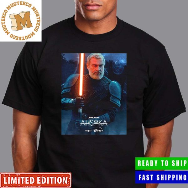 Star Wars Ahsoka Baylan Skoll Character Poster Classic T-Shirt Star Wars Ahsoka Baylan Skoll Character Poster Classic T-Shirt