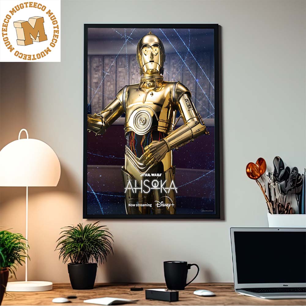 Star Wars Ahsoka C-3PO Characters Home Decor Poster Canvas Star Wars Ahsoka C-3PO Characters Home Decor Poster Canvas