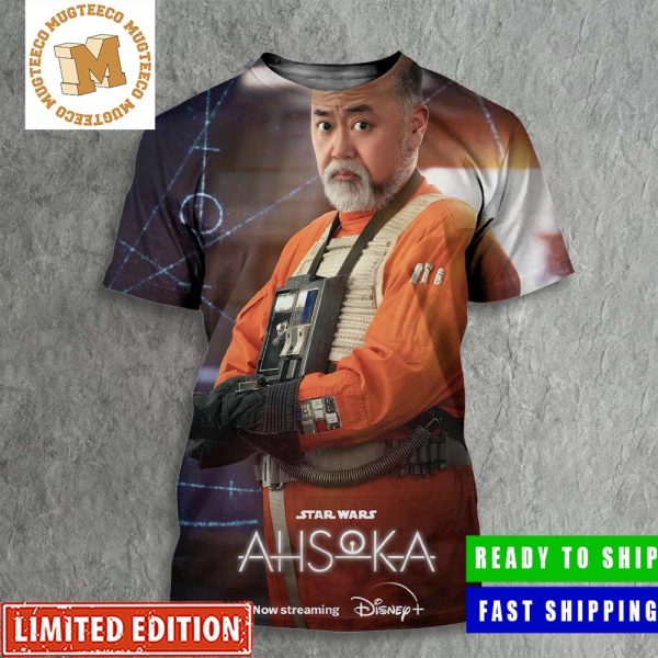Star Wars Ahsoka Carsn Teva Character Poster All Over Print Shirt Star Wars Ahsoka Carsn Teva Character Poster All Over Print Shirt