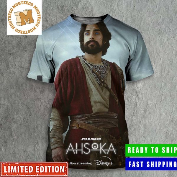 Star Wars Ahsoka Ezra Character Poster All Over Print Shirt Star Wars Ahsoka Ezra Character Poster All Over Print Shirt