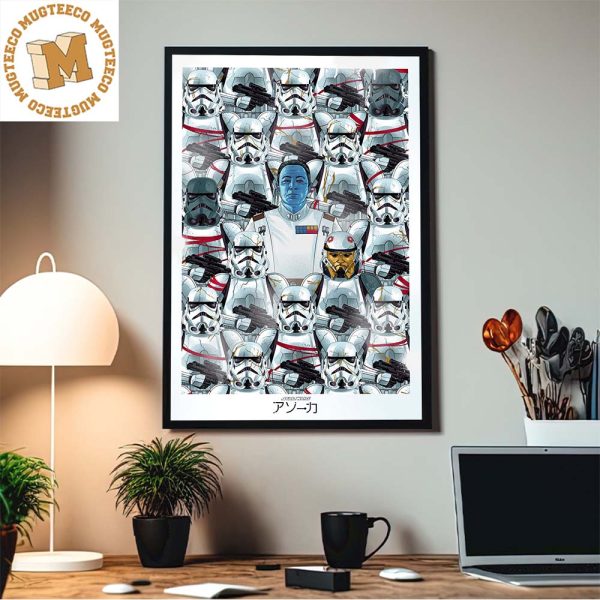 Star Wars Ahsoka Finale Heir To The Empire Thrawn Night Trooper Home Decor Poster Canvas Star Wars Ahsoka Finale Heir To The Empire Thrawn Night Trooper Home Decor Poster Canvas