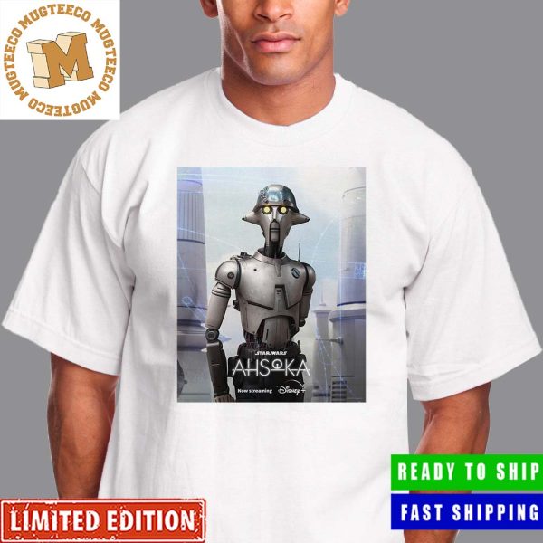 Star Wars Ahsoka Huyang Character Poster Vintage T-Shirt Star Wars Ahsoka Huyang Character Poster Vintage T-Shirt