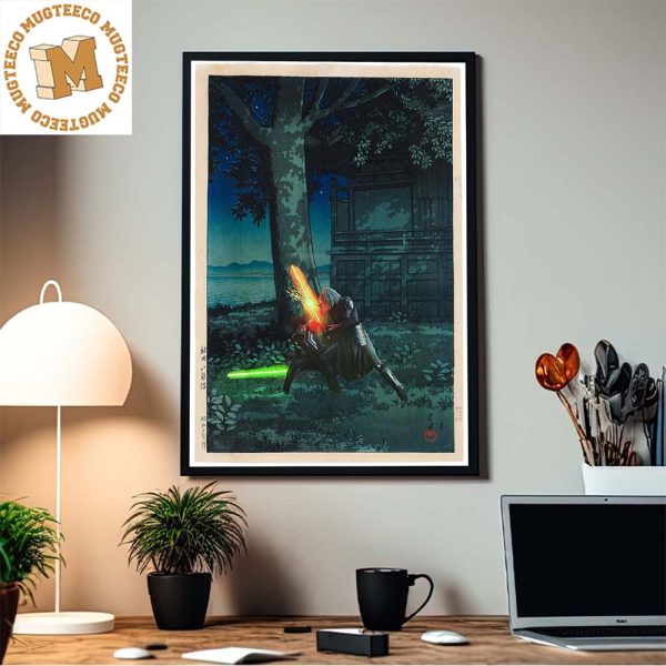 Star Wars Ahsoka Shin Hati Vs Sabine Wren Rivaly Japanese Style Home Decor Poster Canvas Star Wars Ahsoka Shin Hati Vs Sabine Wren Rivaly Japanese Style Home Decor Poster Canvas