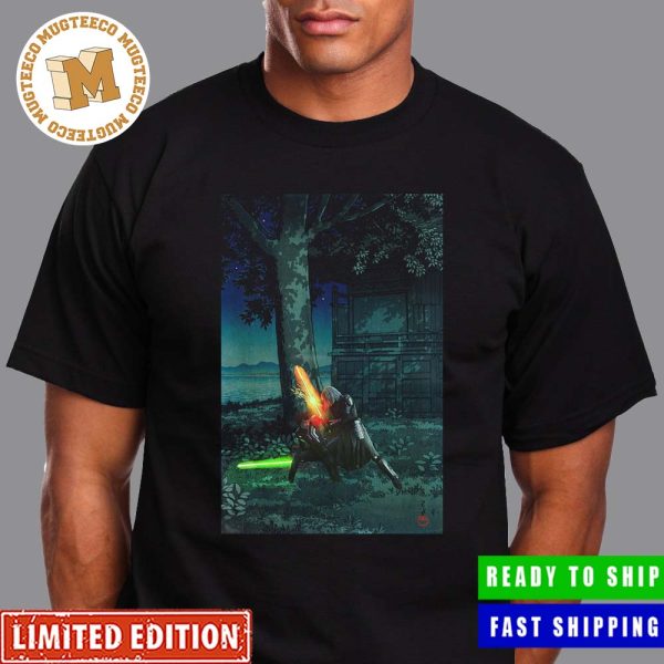 Star Wars Ahsoka Shin Hati Vs Sabine Wren Rivaly Japanese Style Poster Unisex T-Shirt Star Wars Ahsoka Shin Hati Vs Sabine Wren Rivaly Japanese Style Poster Unisex T-Shirt
