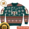 Star Wars Boba Fett Symbols Knitting Christmas Ugly Sweater