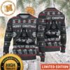 Star Wars Darth Vader Posing Classic Black And White Christmas Ugly Sweater