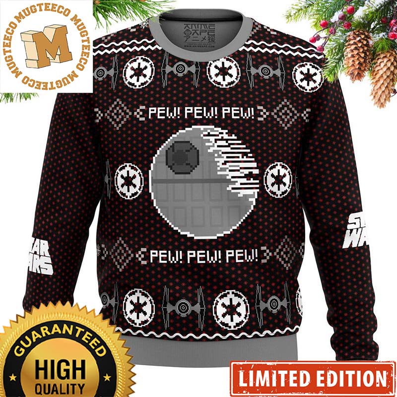Star Wars Imperial Pew Pew Knitting Christmas Ugly Sweater Star Wars Imperial Pew Pew Knitting Christmas Ugly Sweater
