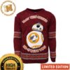 Star Wars Merry Mandalorian Symbol Knitting Christmas Ugly Sweater Star Wars Merry Mandalorian Symbol Knitting Christmas Ugly Sweater