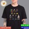 Star Wars Ahsoka Vintage Style Tribute Art Poster Vintage T-Shirt