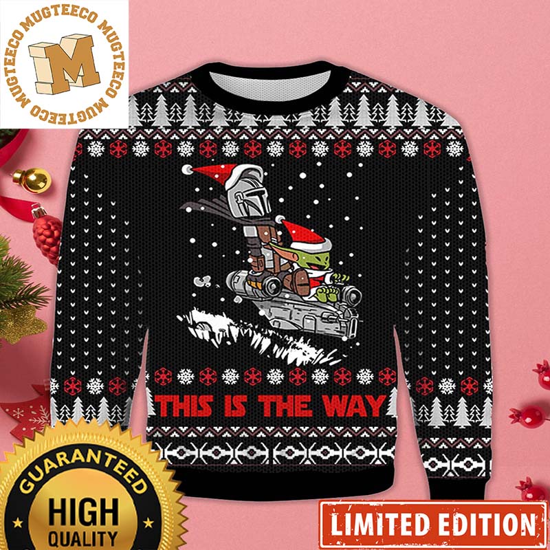 Star Wars This Is The Way Baby Yoda Christmas Ugly Sweater Star Wars This Is The Way Baby Yoda Christmas Ugly Sweater