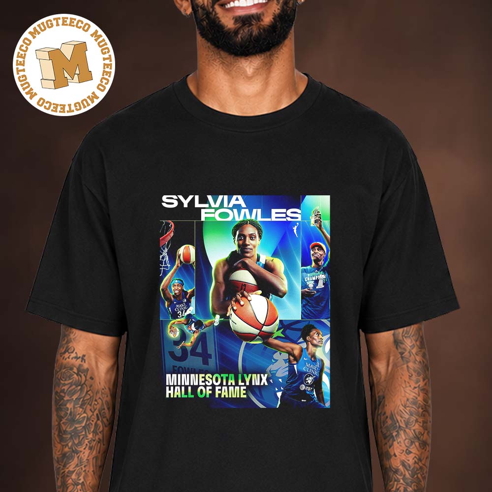 Sylvia Fowles WNBA 2026 Event Poster Minnesota Lynx Hall Of Fame Unisex T Shirt Sylvia Fowles WNBA 2026 Event Poster Minnesota Lynx Hall Of Fame Unisex T Shirt