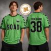 System Of A Down SOAD Exclusive Dusseldorf DE Pop Up Shop Merch Green Hummel Jersey