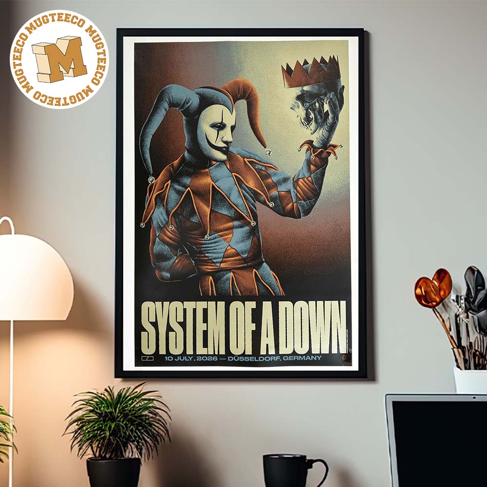 System of a Down Germany 2026 Event Poster At Düsseldorf On July 10 2026 home Decor Poster Canvas System of a Down Germany 2026 Event Poster At Düsseldorf On July 10 2026 home Decor Poster Canvas