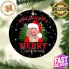 Taylor Swift Have A Merry Swift Mas 2023 Custom Name Ceramic Christmas Ornament