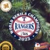 Texas Rangers 2023 MLB Topps Now Card 1070 World Series Xmas Holiday Gift Christmas Ornament Texas Rangers 2023 MLB Topps Now Card 1070 World Series Xmas Holiday Gift Christmas Ornament