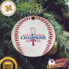Texas Rangers Corey Seager 2023 MLB Topps Now Card 1066 World Series Xmas Gift Christmas Decorations Ornament