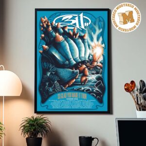 The 311 Band  Summer 2026 So Glad You Made It Tour Home Decor Poster Canvas