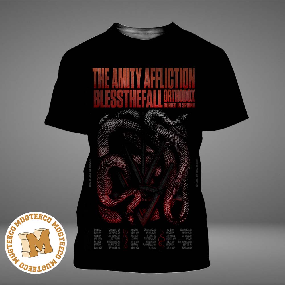The Amity Affliction 2026 House Of Cards USA Tour Schedule Dates All Over Print Shirt The Amity Affliction 2026 House Of Cards USA Tour Schedule Dates All Over Print Shirt