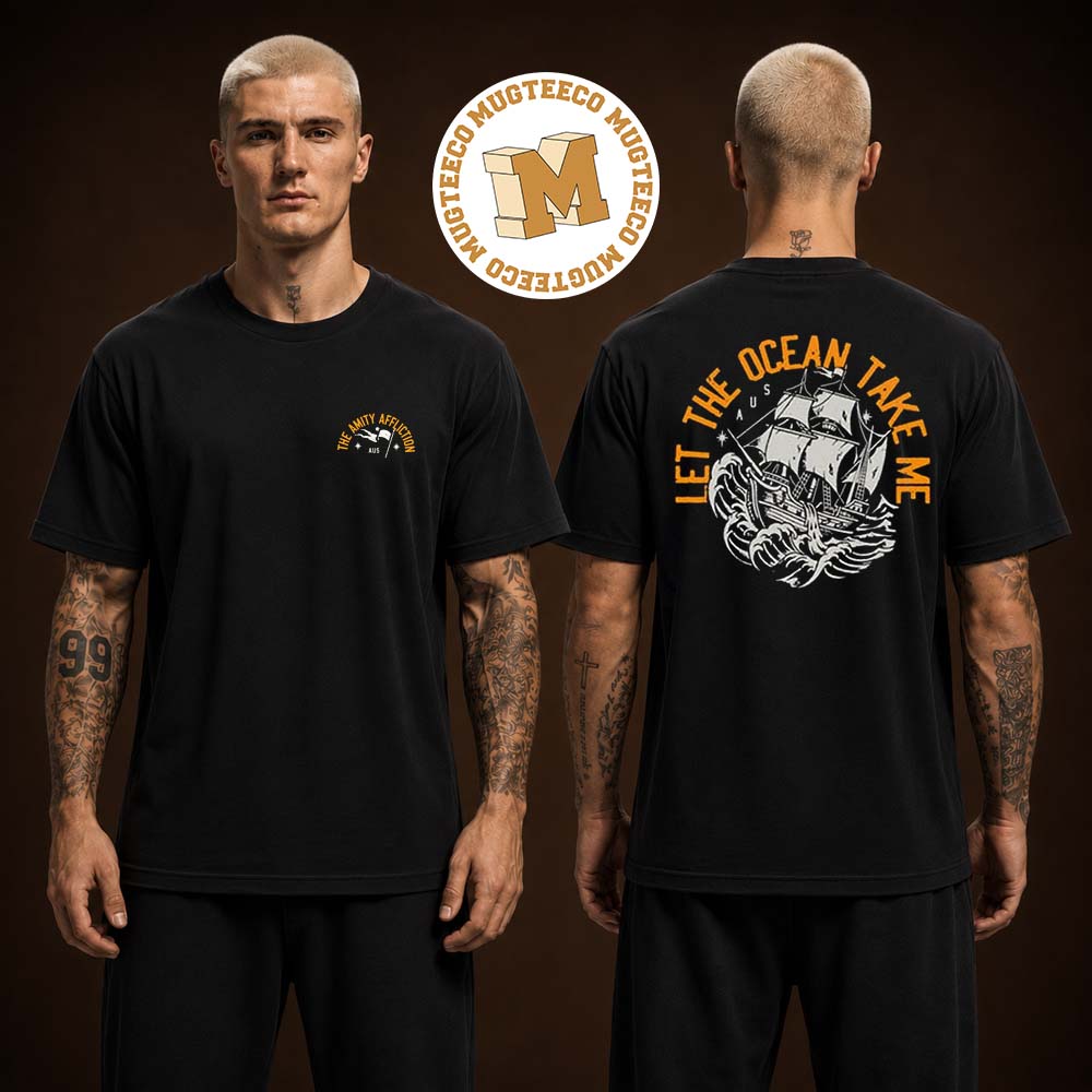 The Amity Affliction Let The Ocean Take Me Two Sided Unisex T Shirt The Amity Affliction Let The Ocean Take Me Two Sided Unisex T Shirt