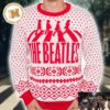 The Beatles Abbey Road Album 4 Elf Funny Xmas Gifts For Fan Ugly Christmas Sweater The Beatles Abbey Road Album 4 Elf Funny Xmas Gifts For Fan Ugly Christmas Sweater