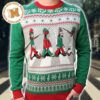 The Beatles Abbey Road 2023 Xmas Gifts Red And White Ugly Christmas Sweater