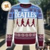 The Beatles Abbey Road Album Rainbow 2023 Holiday Gifts Ugly Christmas Sweater The Beatles Abbey Road Album Rainbow 2023 Holiday Gifts Ugly Christmas Sweater