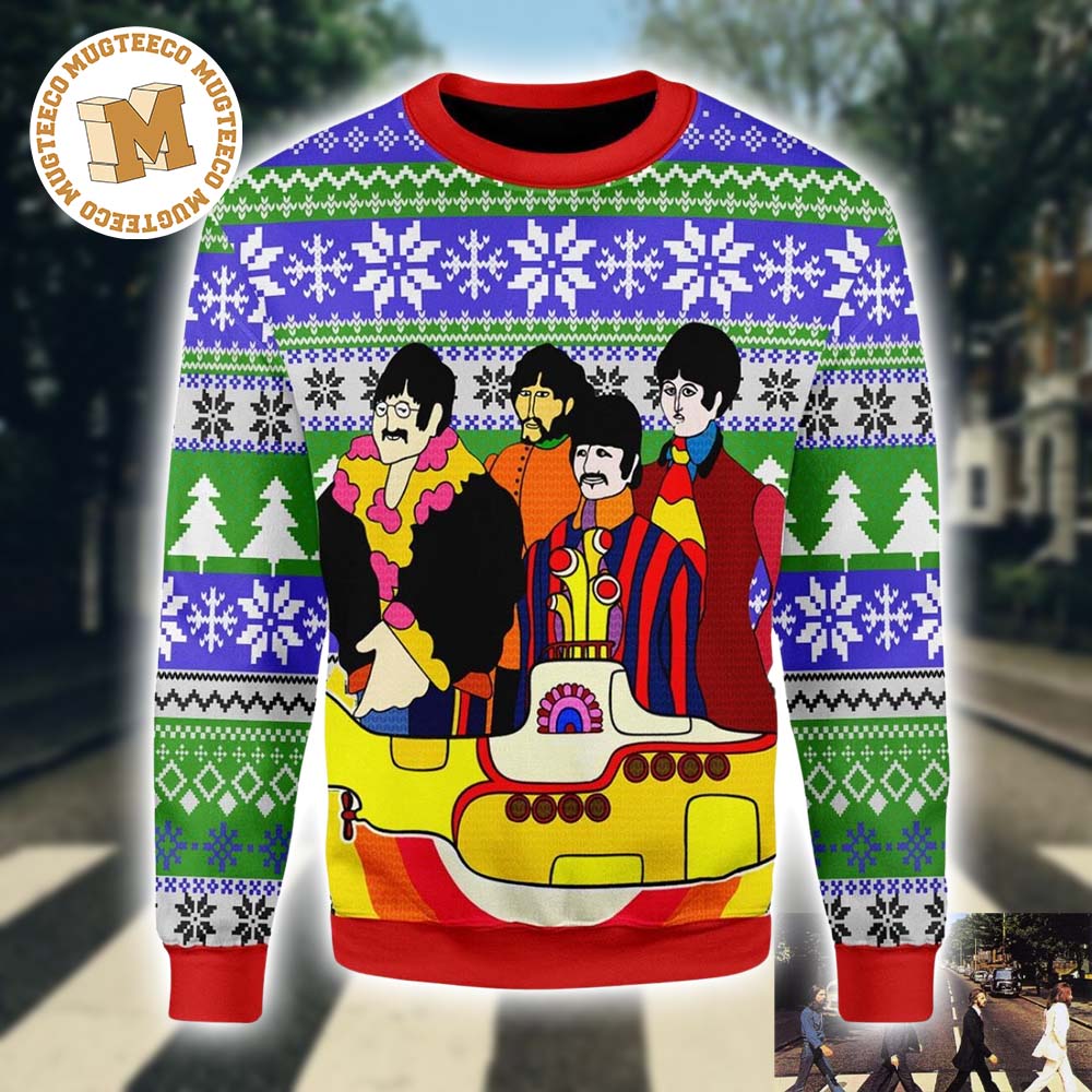The Beatles Hippie Funny Xmas Holiday 2023 Gifts Ugly Christmas Sweater The Beatles Hippie Funny Xmas Holiday 2023 Gifts Ugly Christmas Sweater