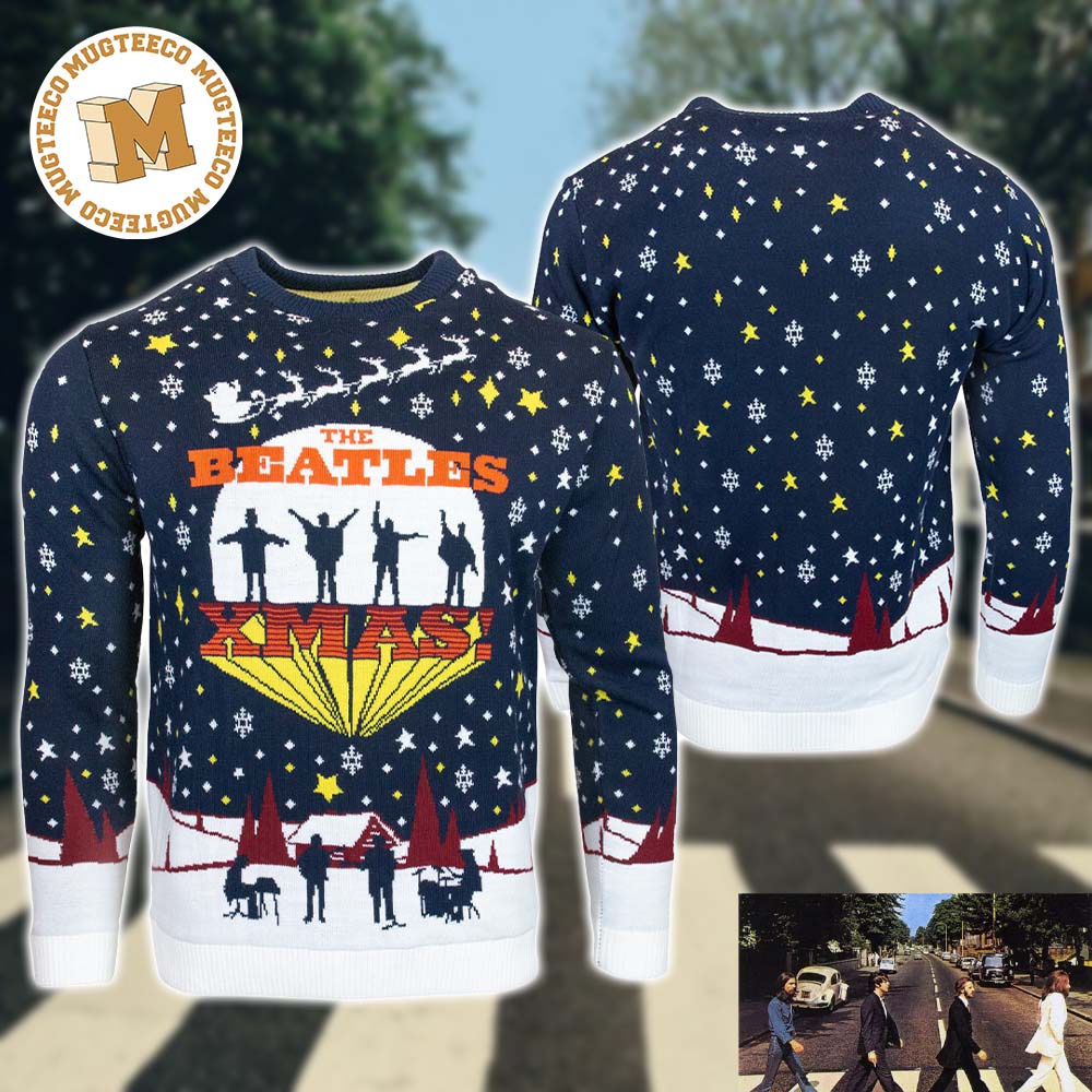 The Beatles Xmas Official Knitted 2023 Holiday Gifts Christmas Ugly Sweater The Beatles Xmas Official Knitted 2023 Holiday Gifts Christmas Ugly Sweater