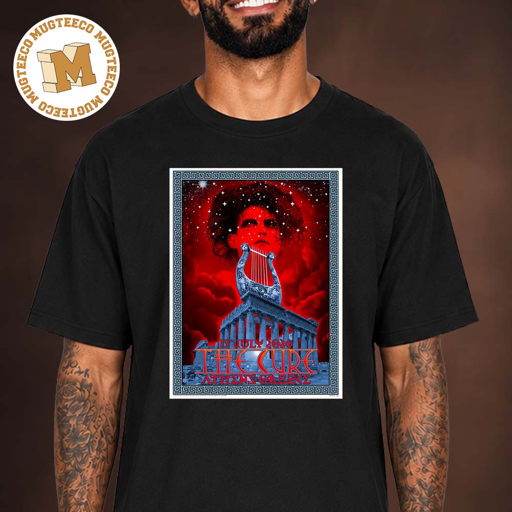 The Cure Athens 2026 Even Tee Merch On July 15 2026 T Shirt The Cure Athens 2026 Even Tee Merch On July 15 2026 T Shirt