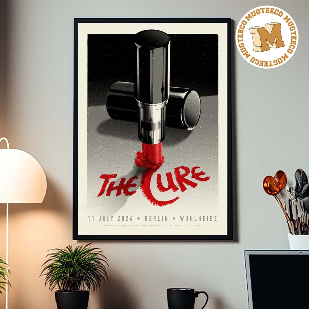 The Cure Berlin 2026 Event Poster At Wuhlheide On July 11 2026 Home Decor Canvas The Cure Berlin 2026 Event Poster At Wuhlheide On July 11 2026 Home Decor Canvas