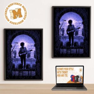 The Cure Frane 2026 Event Poster At Festival de Nîmes On  July 24 25 and 26 2026 Home Decor Poster Canvas