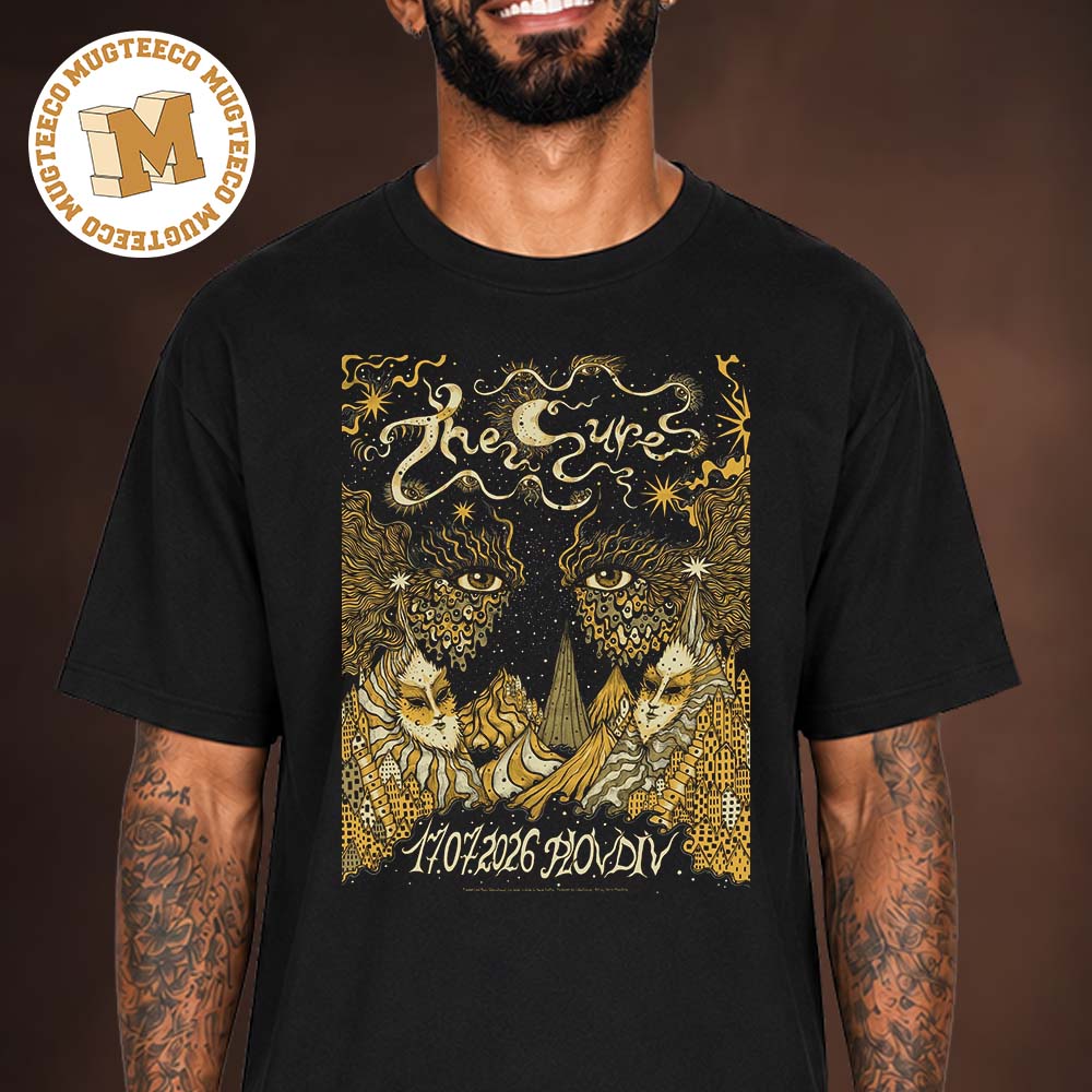 The Cure Plovdiv 2026 Limited Edition Unisex T-Shirt The Cure Plovdiv 2026 Limited Edition Unisex T-Shirt