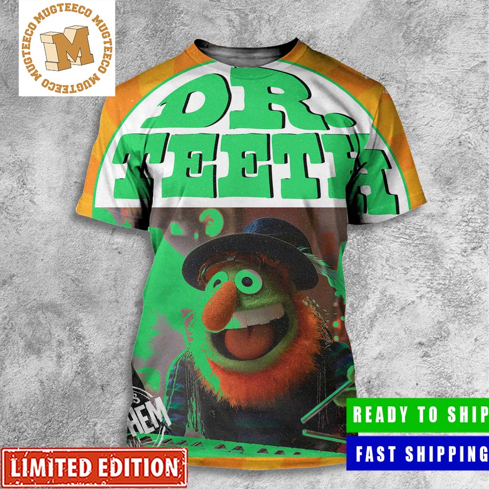 The Muppets Mayhem Dr Teeth All Over Print Shirt The Muppets Mayhem Dr Teeth All Over Print Shirt