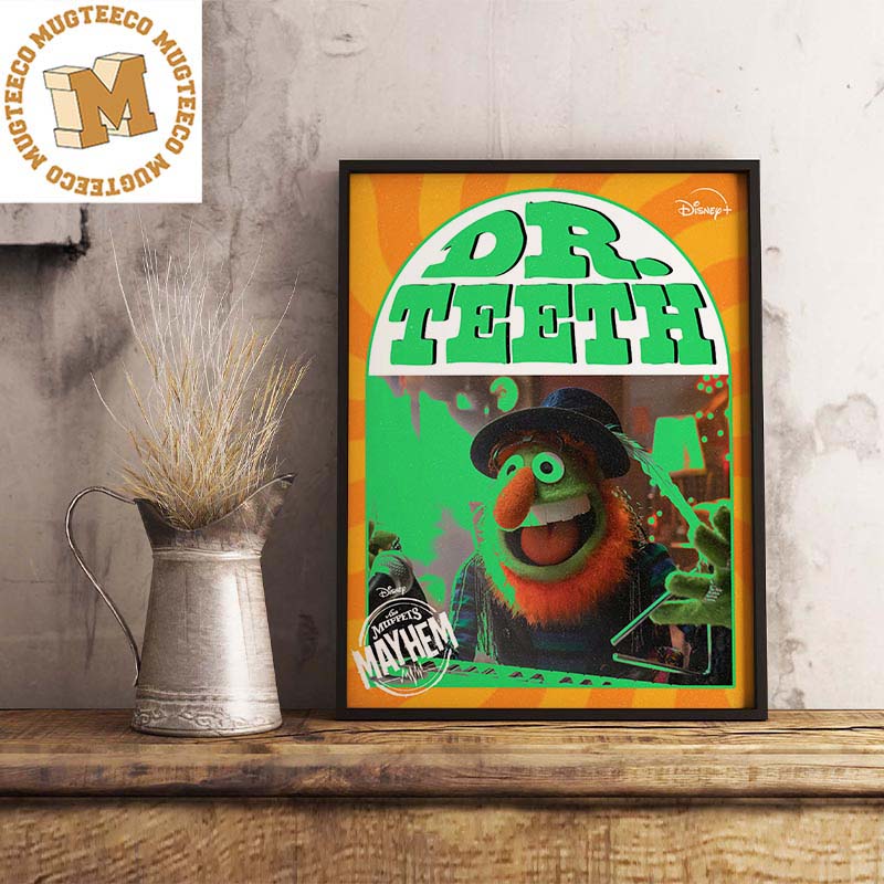 The Muppets Mayhem Dr Teeth Decorations Poster Canvas The Muppets Mayhem Dr Teeth Decorations Poster Canvas