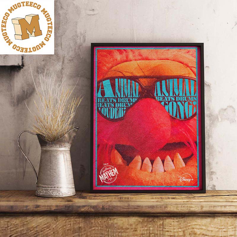 The Muppets Mayhem Elmo Animal Beats Drums Decorations Poster Canvas The Muppets Mayhem Elmo Animal Beats Drums Decorations Poster Canvas