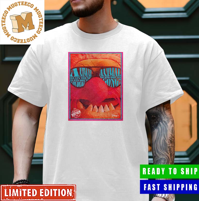 The Muppets Mayhem Elmo Animal Beats Drums Unisex T-Shirt The Muppets Mayhem Elmo Animal Beats Drums Unisex T-Shirt