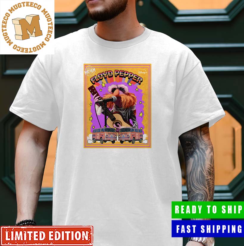 The Muppets Mayhem Floyd Pepper Bass Player Unisex T-Shirt The Muppets Mayhem Floyd Pepper Bass Player Unisex T-Shirt