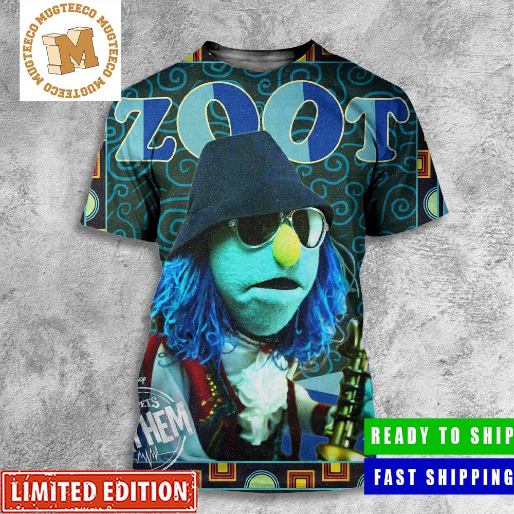 The Muppets Mayhem Zoot Saxophone Player All Over Print Shirt The Muppets Mayhem Zoot Saxophone Player All Over Print Shirt