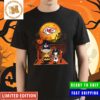 The Peanuts Charlie Brown And Snoopy Watching Moon Pittsburgh Steelers Halloween Shirt