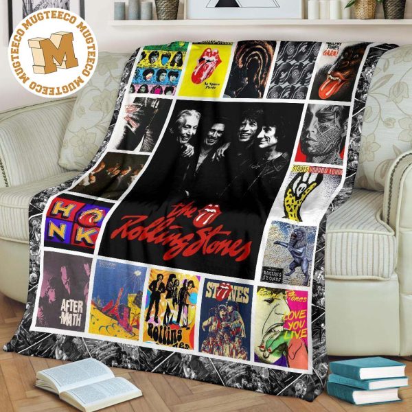 The Rolling Stones Fleece Blanket Music Fan Gift Idea The Rolling Stones Fleece Blanket Music Fan Gift Idea