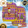 The Simpsons Reindeer Cart Ugly Christmas Sweater For Holiday 2023 Xmas Gifts